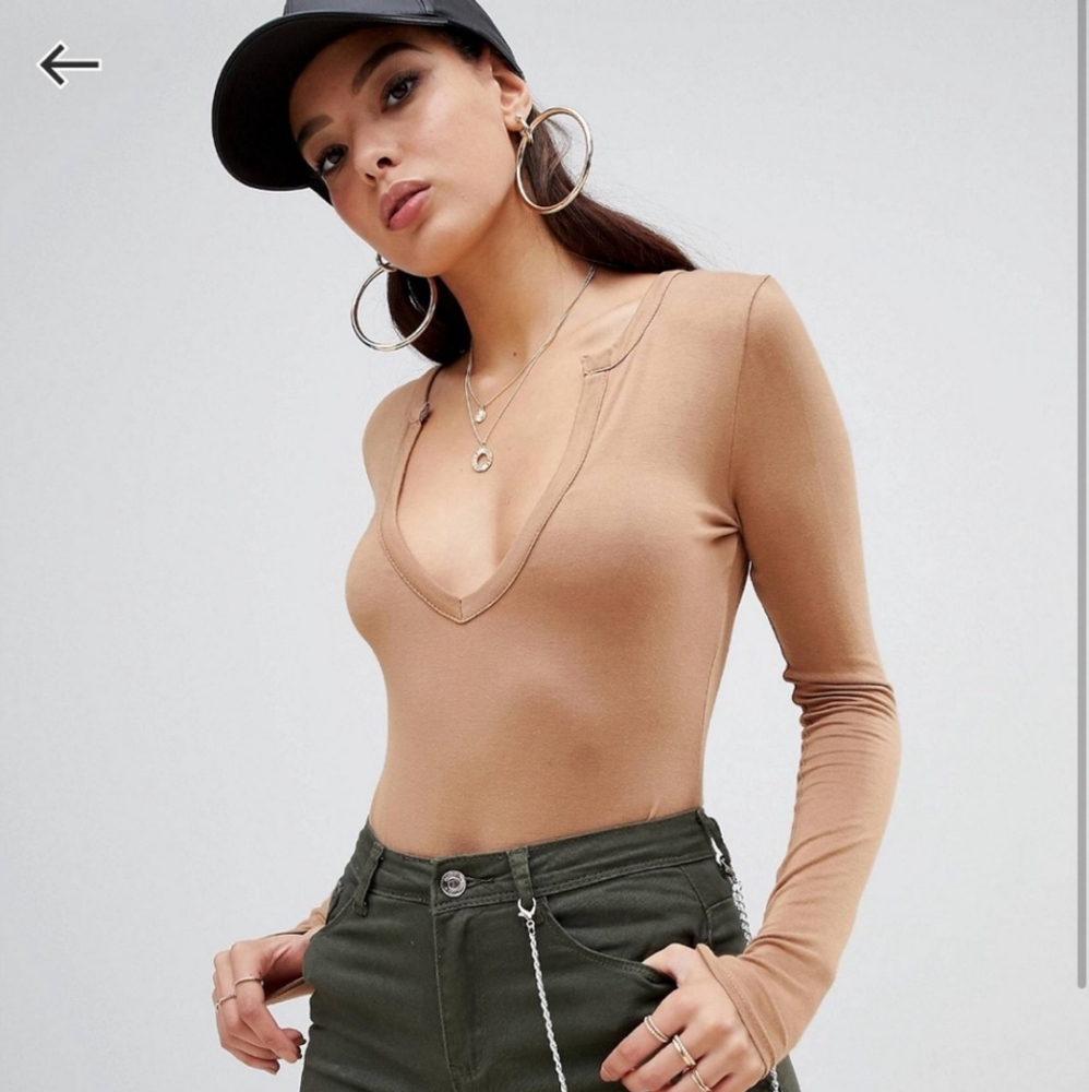 Tan bodysuit